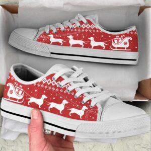 Dachshund Christmas Gift Low Top Shoes Canvas&hellip;