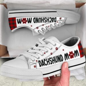 Dachshund Mom Paid Low Top Shoes Canvas&hellip;