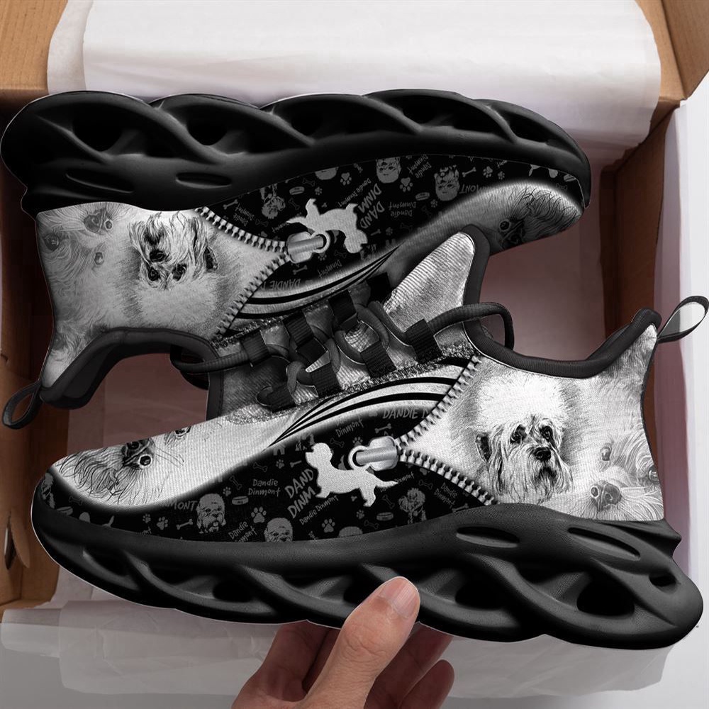 Dandie Dinmont Sketch Max Soul Shoes Kid, Max Soul Sneakers, Max Soul Shoes