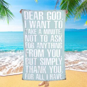 Dear God Simply Thank You For All&hellip;