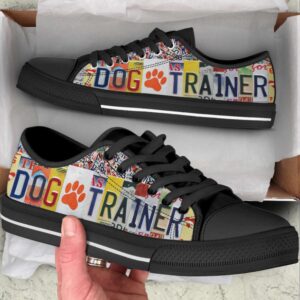 Dog Trainer License Plates Low Top Shoes&hellip;