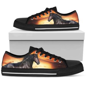 Elegant Black Horse Design Women s Low&hellip;