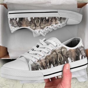 Elephant Crew Flower Low Top Shoes Canvas&hellip;