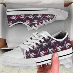 Elephant Lines Canvas Print Shoes Low Top&hellip;