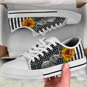 Elephant USA Flag Sun Flower Low Top&hellip;