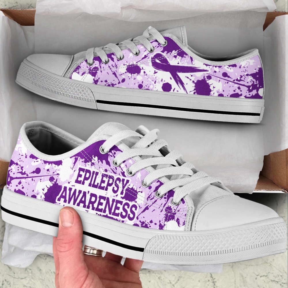 Epilepsy Shoes A Splash Low Top Shoes Canvas Shoes, Low Top Designer Shoes, Low Top Sneakers