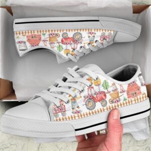 Farm Hobby Flower Watercolor Low Top Shoes,&hellip;