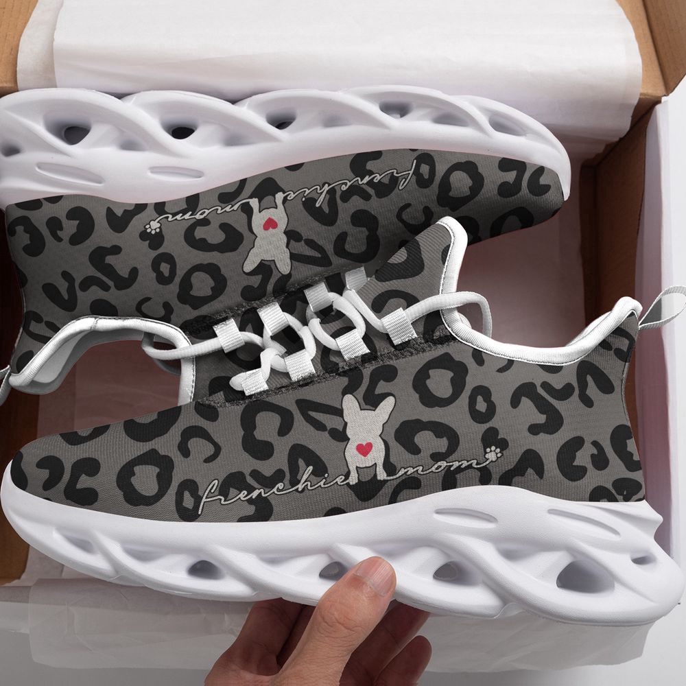 Frenchie Mom, Leopard Pattern Max Soul Shoes, Max Soul Sneakers, Max Soul Shoes Frenchie Mom, Leopard Pattern Max Soul Shoes, Max Soul Sneakers, Max Soul Shoes