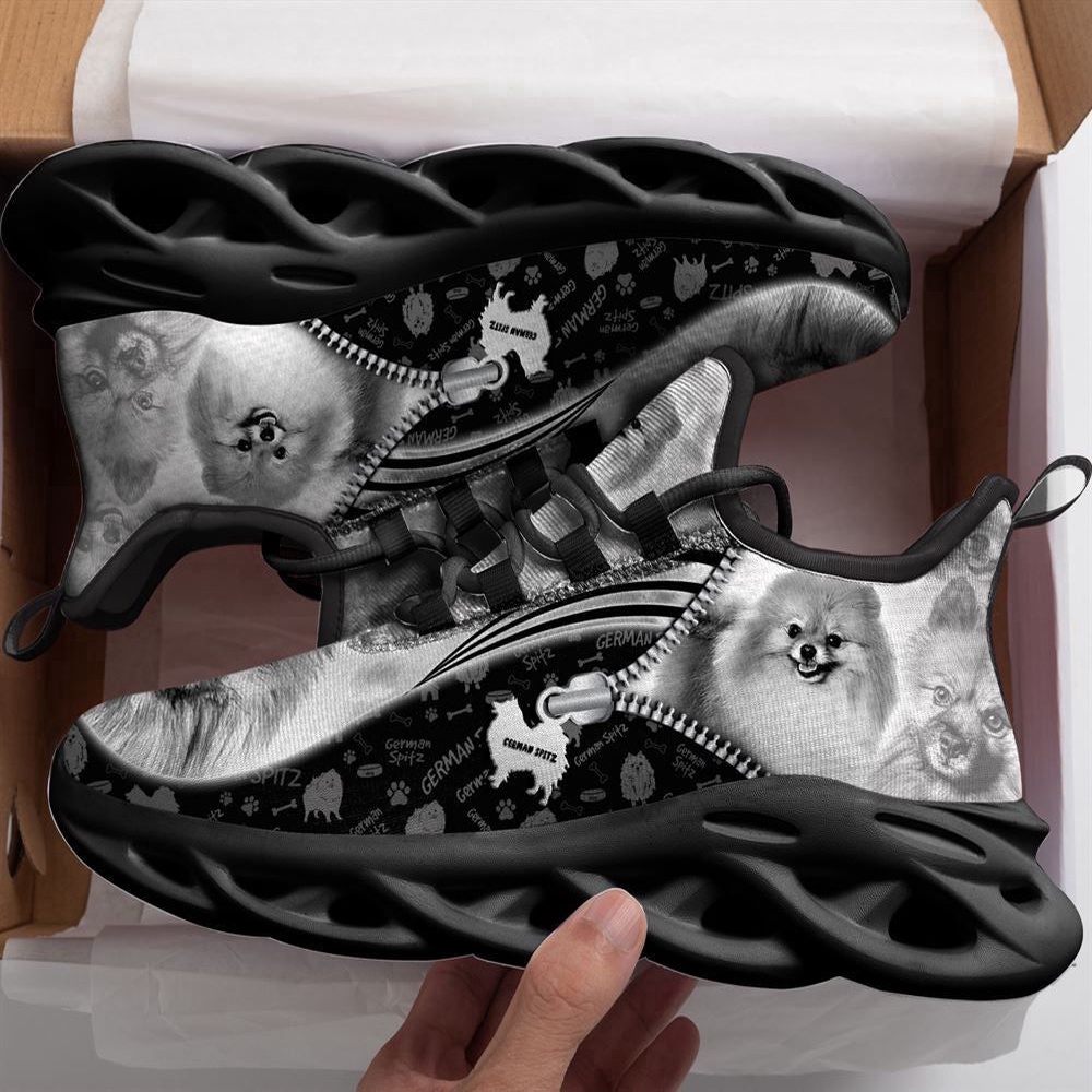 German Spitz Sketch Max Soul Shoes Kid, Max Soul Sneakers, Max Soul Shoes