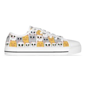 Girls Cat Low Top Sneakers, Cat Sneakers&hellip;