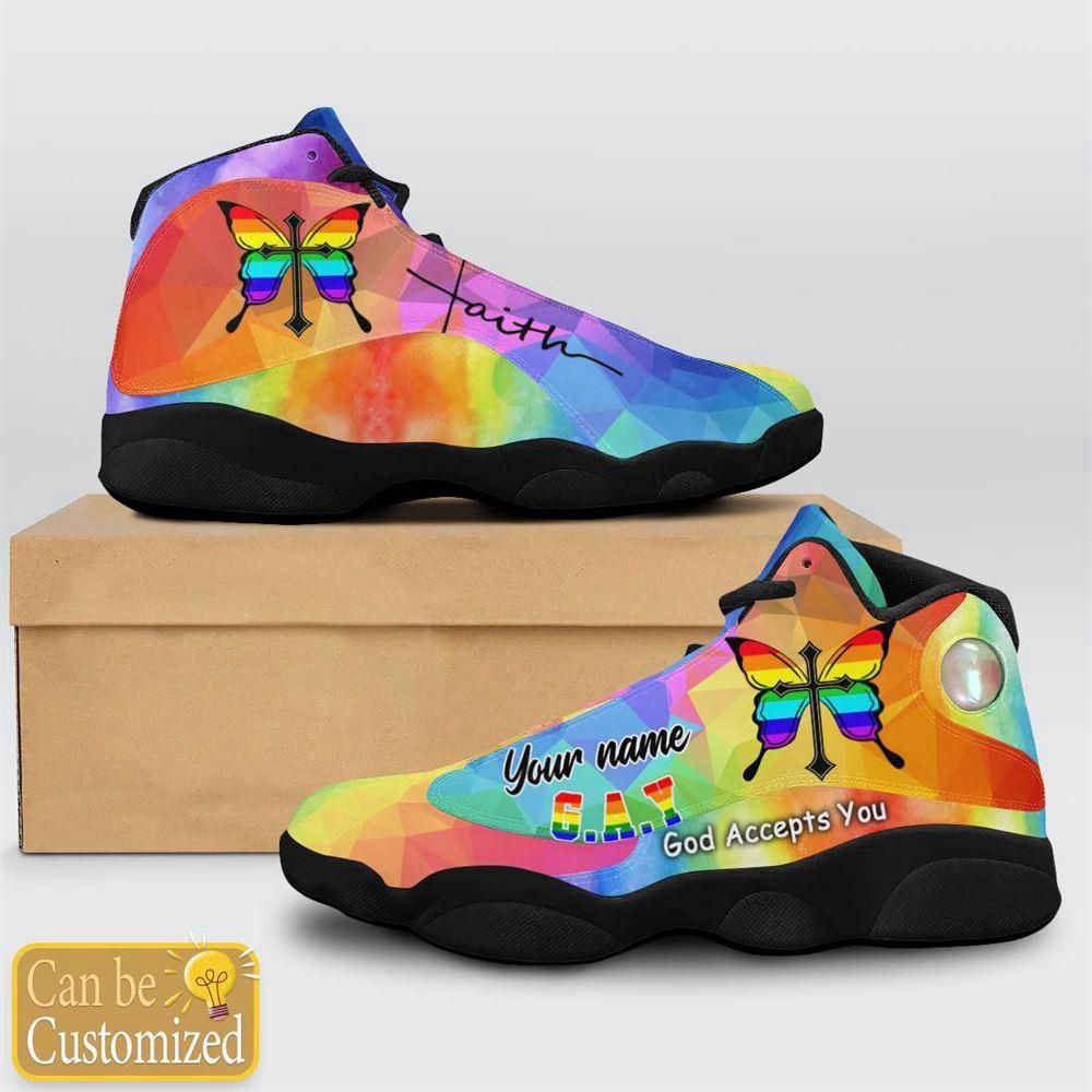 God Accept You Lgbt Jesus Custom Name Basketball Shoes For Jesus Lovers, Christian Basketball Shoes, Basketball Shoes 2024 God Accept You Lgbt Jesus Custom Name Basketball Shoes For Jesus Lovers, Christian Basketball Shoes, Basketball Shoes 2024