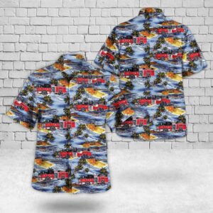 Harlingen, Texas, Harlingen Fire Department Hawaiian Shirt,&hellip;