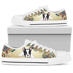 Hippie Style French Bulldog Low Top Sneaker&hellip;