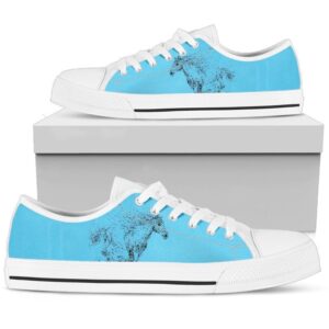 Horse Blue Women’s Low Top Shoe, Low&hellip;