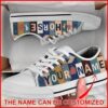 Horse With Heart Personalized Canvas Low Top Shoes, Low Tops, Low Top Sneakers