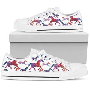Horse Watercolor Low Top Shoes, Low Tops,&hellip;