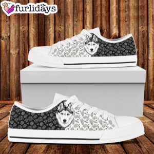 Husky Black And White Unisex Sport Shoes&hellip;