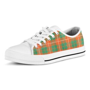 Irish Saint Patrick’s Day Tartan Print White&hellip;