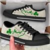Irish Shamrock Celtic Vintage Mandala Low Top Shoes, Low Top Designer Shoes, Low Top Sneakers