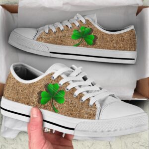 Irish Shamrock On Organic Weave Low Top&hellip;