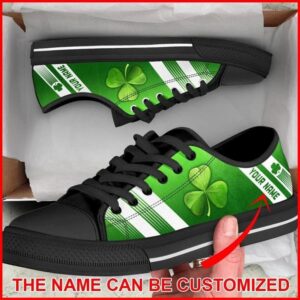 Irish Striped Personalized Canvas Low Top Shoes&hellip;