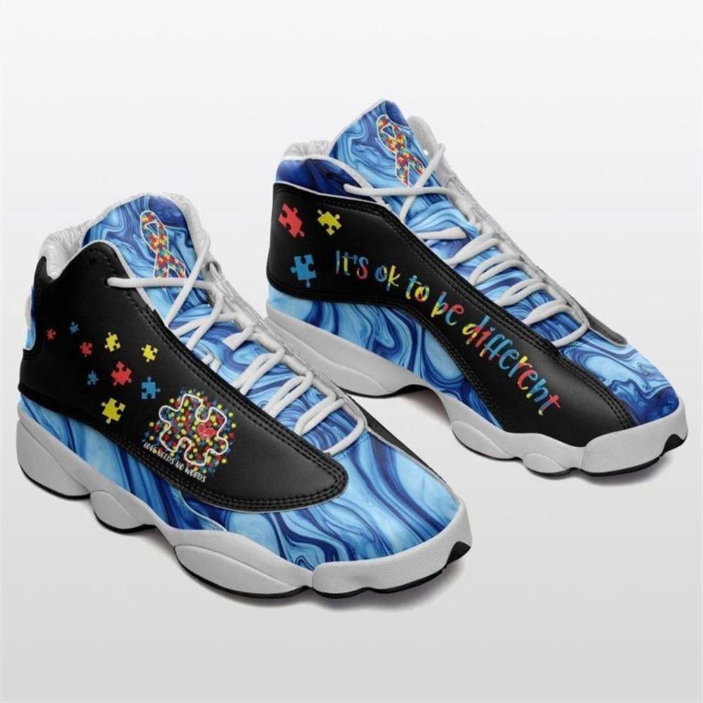 Its Ok To Be Different Blue Autism Awareness Basketball Shoes, Autism Awareness Basketball Shoes, Basketball Shoes 2024 Its Ok To Be Different Blue Autism Awareness Basketball Shoes, Autism Awareness Basketball Shoes, Basketball Shoes 2024
