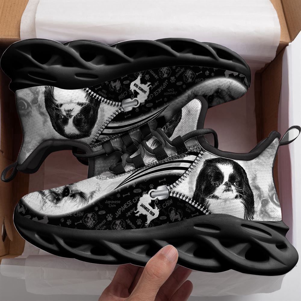 Japanese Chin Sketch Max Soul Shoes Kid, Max Soul Sneakers, Max Soul Shoes