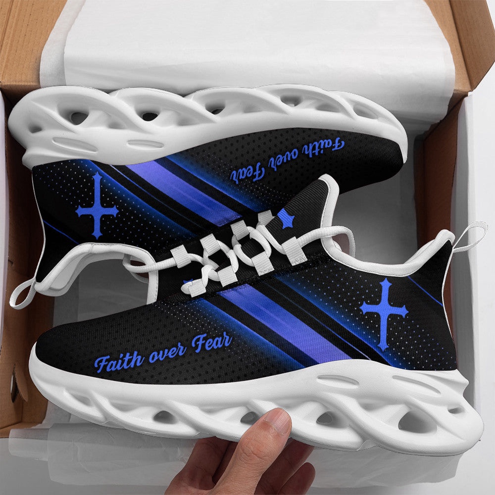 Jesus Black Blue Faith Over Fear Running Sneakers Max Soul Shoes, Max Soul Sneakers, Max Soul Shoes Jesus Black Blue Faith Over Fear Running Sneakers Max Soul Shoes, Max Soul Sneakers, Max Soul Shoes