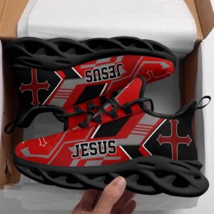 Jesus Black Red Running Sneakers Max Soul&hellip;