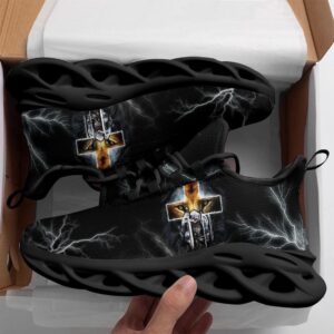 Jesus Black Running Sneakers Max Soul Shoes,&hellip;