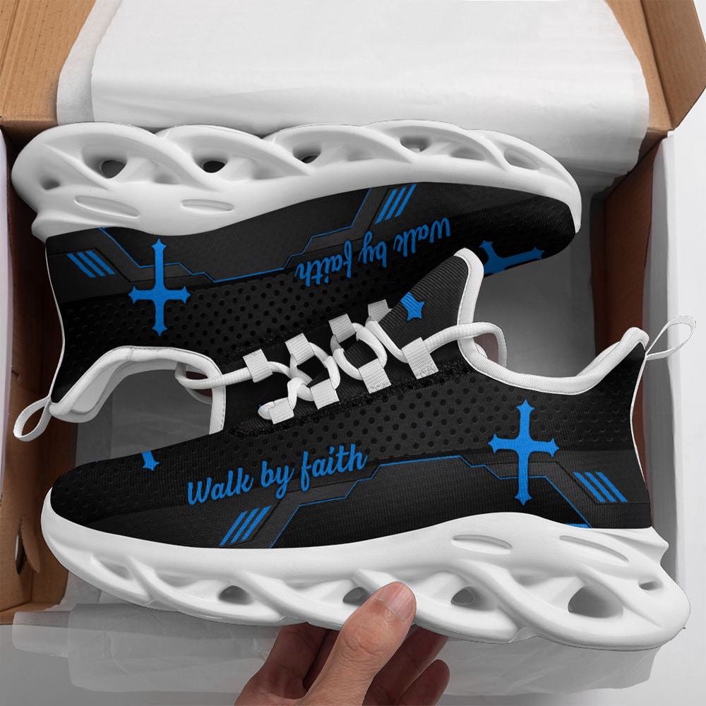 Jesus Black Walk By Faith Running Sneakers 2 Max Soul Shoes, Max Soul Sneakers, Max Soul Shoes Jesus Black Walk By Faith Running Sneakers 2 Max Soul Shoes, Max Soul Sneakers, Max Soul Shoes