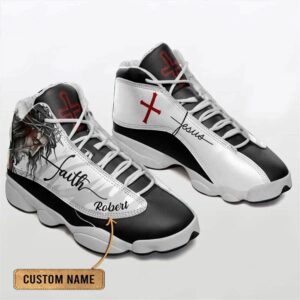 Jesus Faith Basic Custom Name Basketball Shoes&hellip;