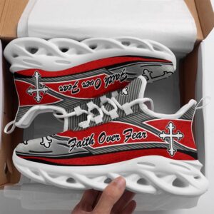 Jesus Faith Over Fear Red And Black&hellip;