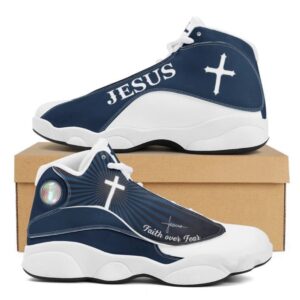 Jesus Faith Over Fear Shoes Sport Sneaker&hellip;