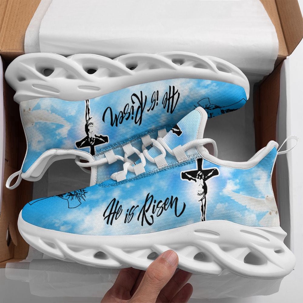 Jesus He Is Risen Running Sneakers Max Soul Shoes, Max Soul Sneakers, Max Soul Shoes