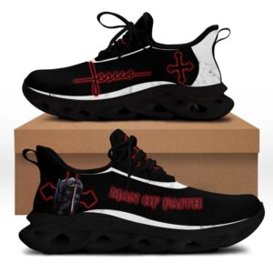 Jesus Men Of Faith Running Sneakers Red&hellip;