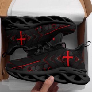 Jesus Red Black Running Sneakers Max Soul&hellip;