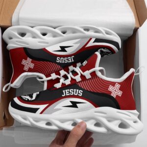 Jesus Running Red Sneakers Max Soul Shoes,&hellip;