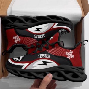 Jesus Running Red Sneakers Max Soul Shoes,&hellip;