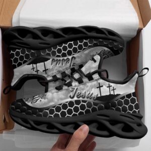 Jesus Running Sneakers Black 2 Max Soul&hellip;