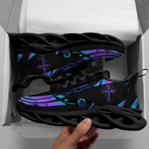 Jesus Running Sneakers Black Max Soul Shoes,&hellip;