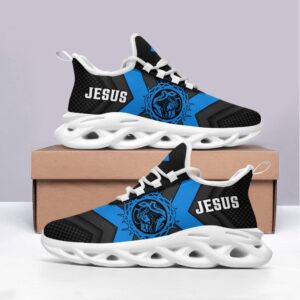 Jesus Running Sneakers Blue Max Soul Shoes,&hellip;