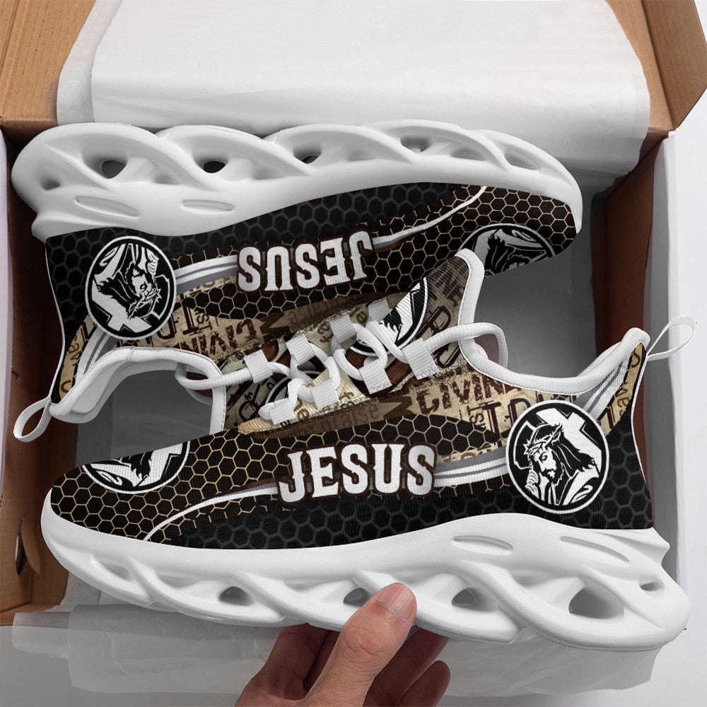 Jesus Running Sneakers White Black Max Soul Shoes, Max Soul Sneakers, Max Soul Shoes Jesus Running Sneakers White Black Max Soul Shoes, Max Soul Sneakers, Max Soul Shoes