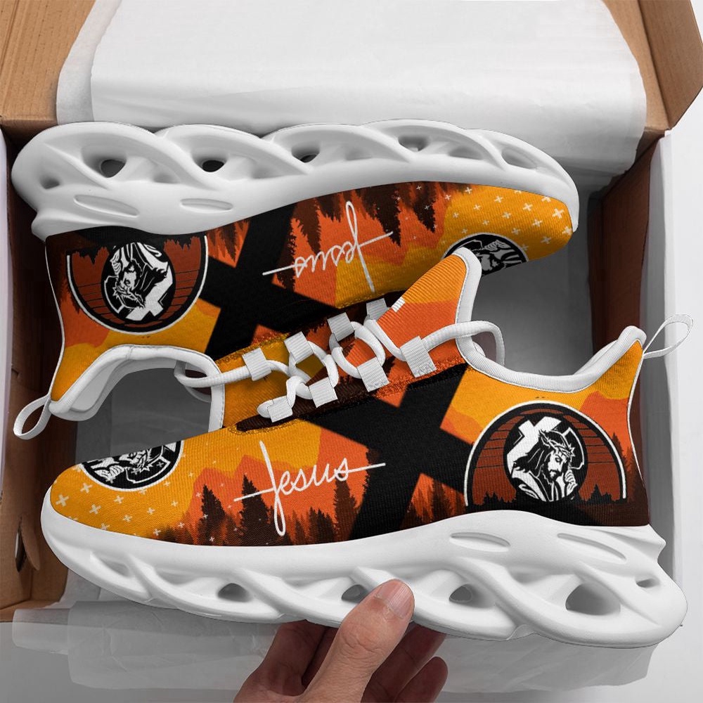 Jesus Running Sneakers Yellow Max Soul Shoes – Christian Shoes, Max Soul Sneakers, Max Soul Shoes