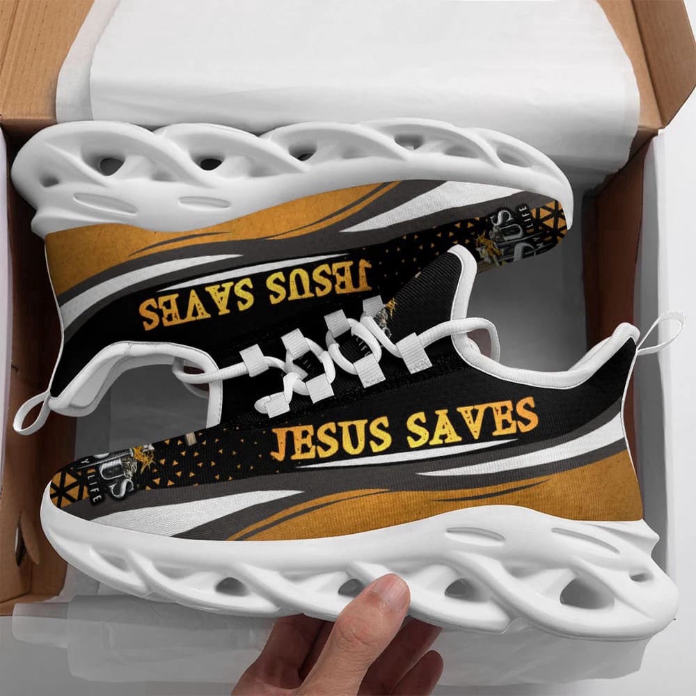 Jesus Saves Running Sneakers Max Soul Shoes, Max Soul Sneakers, Max Soul Shoes