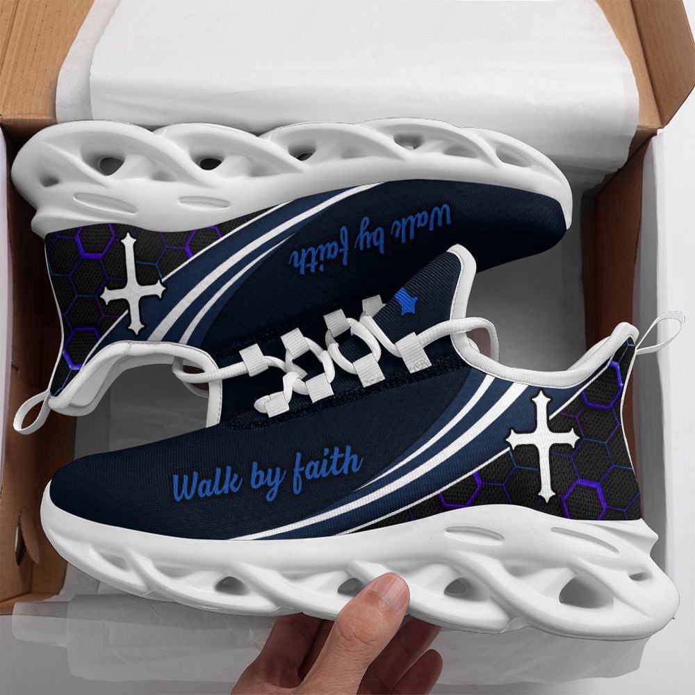 Jesus Walk By Faith Running Blue Sneakers 2 Max Soul Shoes, Max Soul Sneakers, Max Soul Shoes Jesus Walk By Faith Running Blue Sneakers 2 Max Soul Shoes, Max Soul Sneakers, Max Soul Shoes