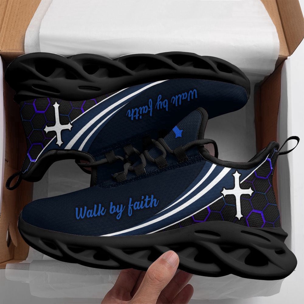 Jesus Walk By Faith Running Blue Sneakers 2 Max Soul Shoes, Max Soul Sneakers, Max Soul Shoes Jesus Walk By Faith Running Blue Sneakers 2 Max Soul Shoes, Max Soul Sneakers, Max Soul Shoes