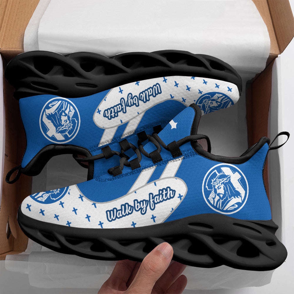 Jesus Walk By Faith Running Sneakers 3 Max Soul Shoes, Max Soul Sneakers, Max Soul Shoes