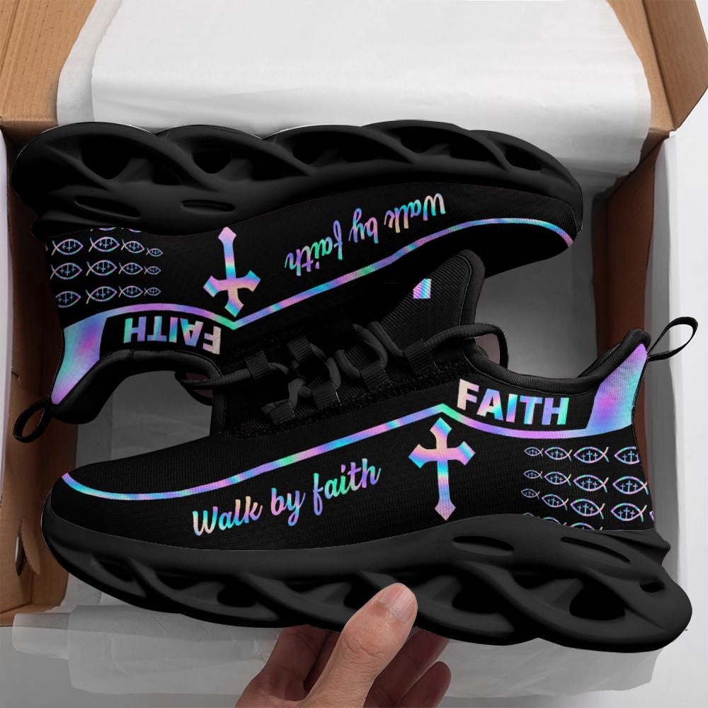 Jesus Walk By Faith Running Sneakers Black 1 Max Soul Shoes, Max Soul Sneakers, Max Soul Shoes Jesus Walk By Faith Running Sneakers Black 1 Max Soul Shoes, Max Soul Sneakers, Max Soul Shoes