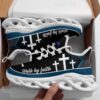 Jesus Walk By Faith Running Sneakers Blue 2 Max Soul Shoes, Max Soul Sneakers, Max Soul Shoes